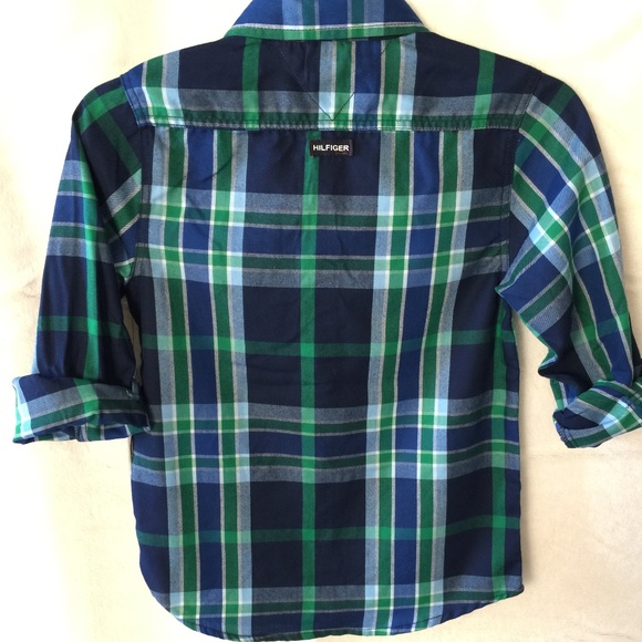 Tommy Hilfiger Plaid Button Down Shirt NWT - Picture 4 of 7